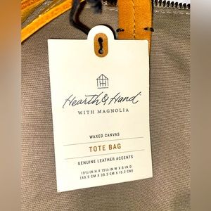 Hearth & Hand Canvas Tote Bag